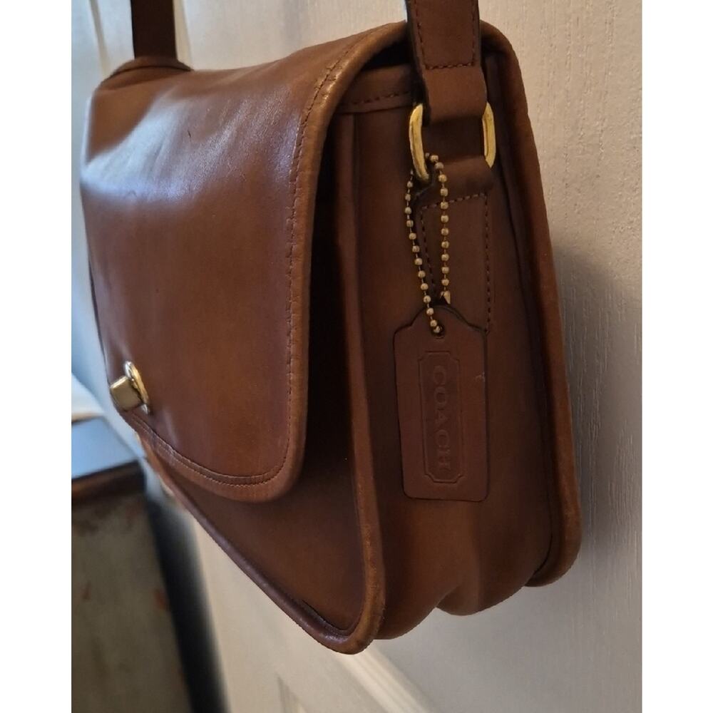 Coach City Bag Tan Leather Shoulder Crossbody Bag and Wallet Set Checkbook 9790 - Picture 7 of 16